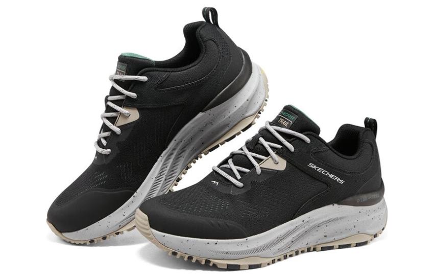 Shop Skechers D'Lites Trail Low 'Black Grey' 237336C-BKGY