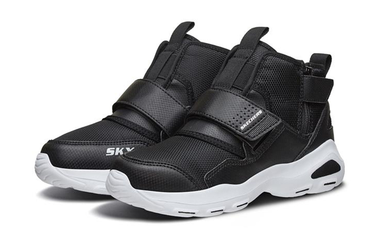 Lookbook 大童 Skechers D‘lites Ultra 休閒運動鞋 黑 加絨