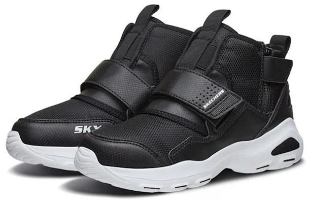 大童 Skechers D‘lites Ultra 休閒運動鞋 黑 加絨 Lookbook 大童 Skechers D‘lites Ultra 休閒運動鞋 黑 加絨