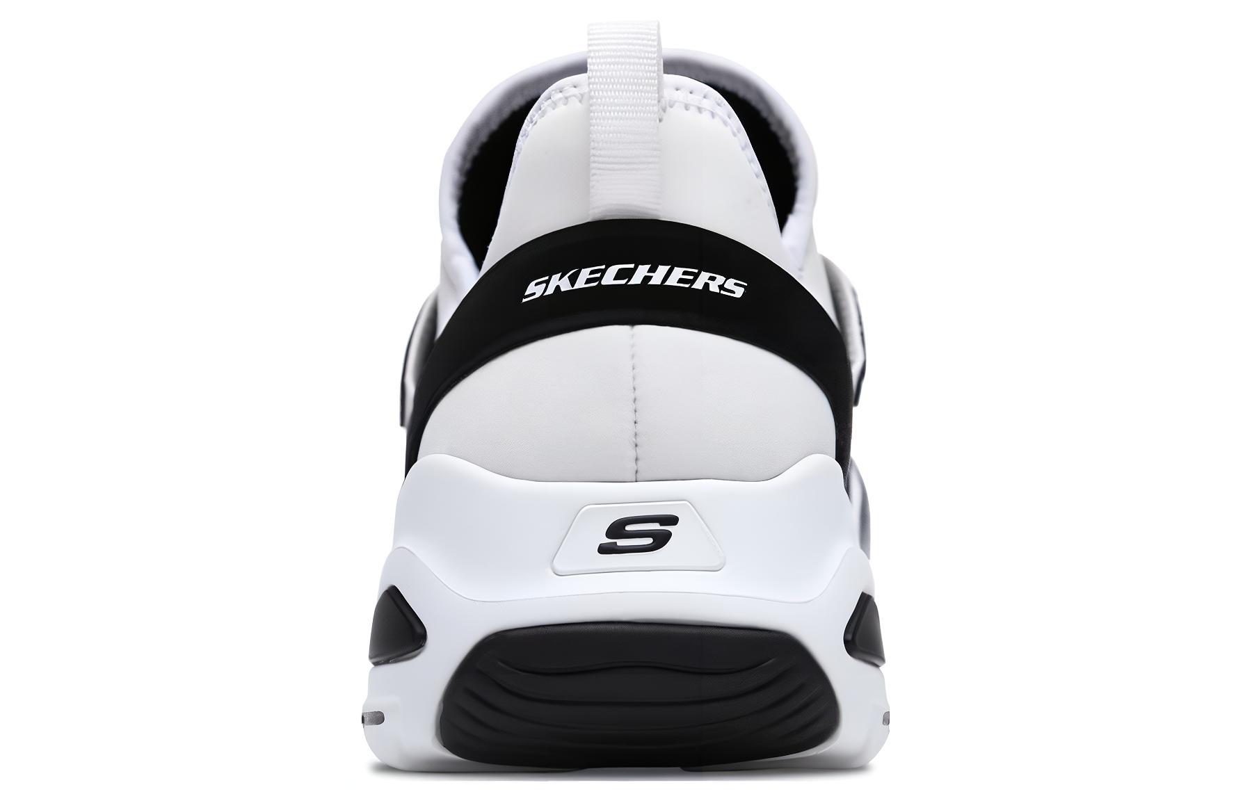Order Skechers D'LITES Ultra 減震防滑耐磨 低幫 運動休閒鞋 白黑色