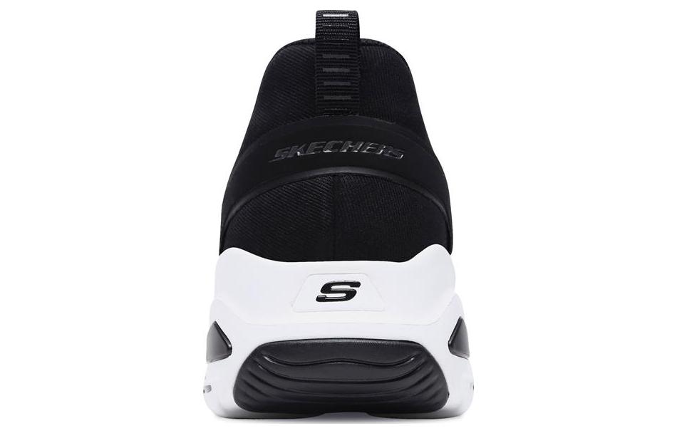 Lookbook Skechers D'Lites Ultra 'Hitam Putih' 666059-BLK