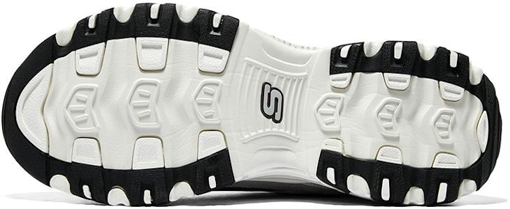 Sneaker Skechers D'Lites Varsity Spirit 'Putih Coklat Kelabu' 894282-OWBR Details for Sneaker Skechers D'Lites Varsity Spirit 'Putih Coklat Kelabu' 894282-OWBR