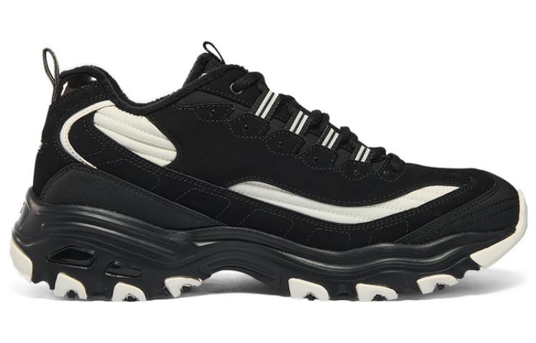 Order Kasut Skechers D'Lites Zip Along 'Hitam Putih' 894269-BKW