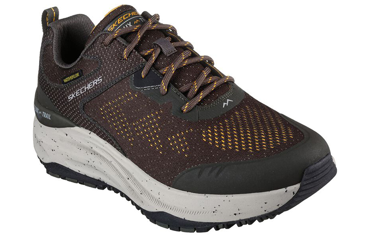 Lookbook Skechers D'lux Trail 'Coklat Hijau' 237336-OLV