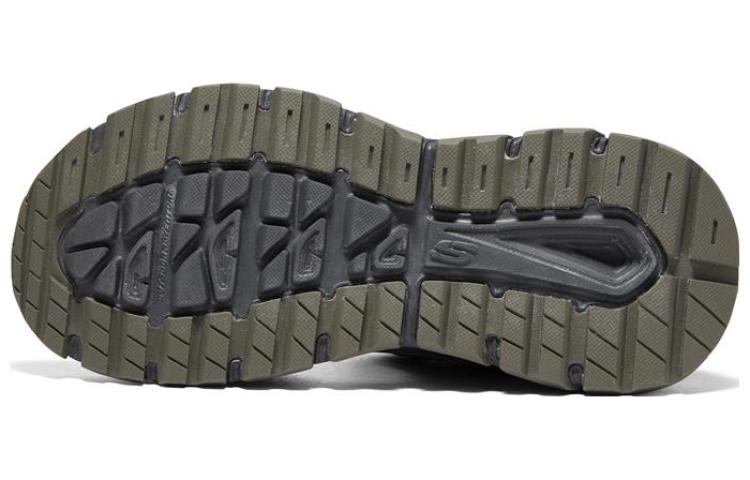 Shop Skechers D'Lux Trekker 涼鞋 戶外休閒 輕質吸震 運動涼鞋 男款 橄欖綠