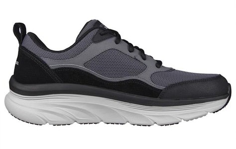 스케쳐스 디럭스 워커 블랙/차콜그레이 (Skechers D'Lux Walker 블랙/차콜그레이) 232363-BKCC Order 스케쳐스 디럭스 워커 블랙/차콜그레이 (Skechers D'Lux Walker 블랙/차콜그레이) 232363-BKCC