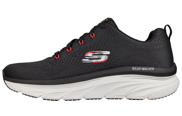 Skechers D'Lux Walker 'Black Red' 232364-BKRD