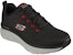 Skechers D'Lux Walker 'Hitam Merah' 232364-BKRD