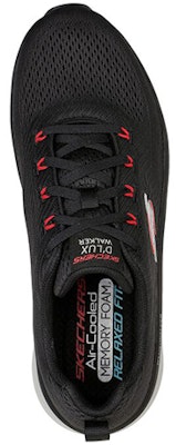Skechers D'Lux Walker 'Negro Rojo' 232364-BKRD Shop Skechers D'Lux Walker 'Negro Rojo' 232364-BKRD