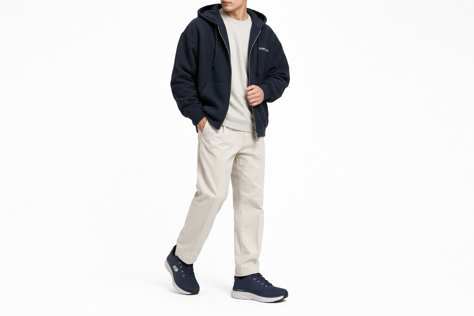 Order Skechers D'lux Walker 低幫輕便運動休閒鞋 藍