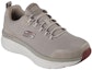 Lookbook Skechers D'Lux Walker 'Kelabu Coklat' 232263-TPE