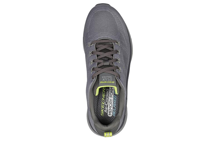 Shop Skechers D'Lux Walker 'Grey Green' 232362-CCLM
