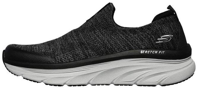 Skechers D'lux Walker 快速提升 舒適 透氣 低筒 跑步鞋 男款 黑白 Buy Skechers D'lux Walker 快速提升 舒適 透氣 低筒 跑步鞋 男款 黑白