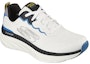 Lookbook Skechers D'Lux Walker 'Putih Hitam' 232264-WBK