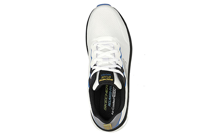 Shop Skechers D'Lux Walker 'White Black' 232264-WBK