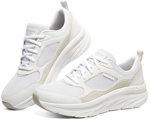 Skechers D'Lux Walker 'White Breathable Casual' 232363-WHT Lookbook Skechers D'Lux Walker 'White Breathable Casual' 232363-WHT