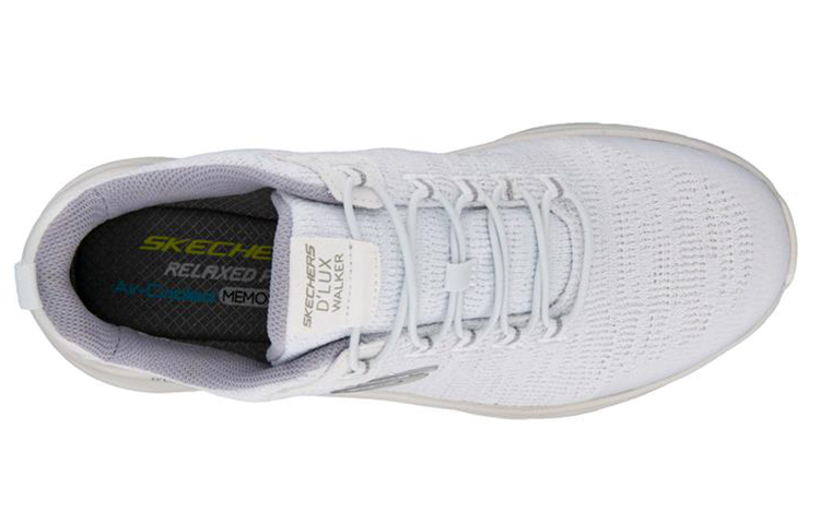 Lookbook Skechers D'Lux Walker 低筒慢跑鞋 白色