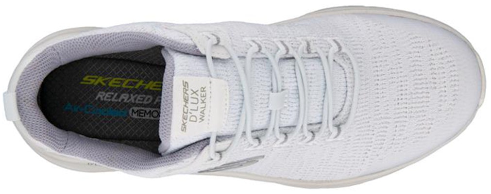 Skechers D’Lux Walker 'Putih Kasut Larian Rendah' 232045-WHT Lookbook Skechers D’Lux Walker 'Putih Kasut Larian Rendah' 232045-WHT