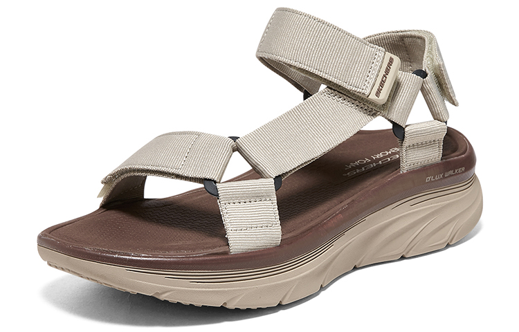 Lookbook Skechers D'lux Walker Sandal 'Beige Brown' 237376-TPE