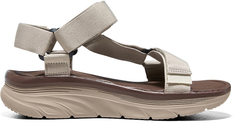 Skechers D'lux Walker Sandal 'Beige Brown' 237376-TPE Order Skechers D'lux Walker Sandal 'Beige Brown' 237376-TPE