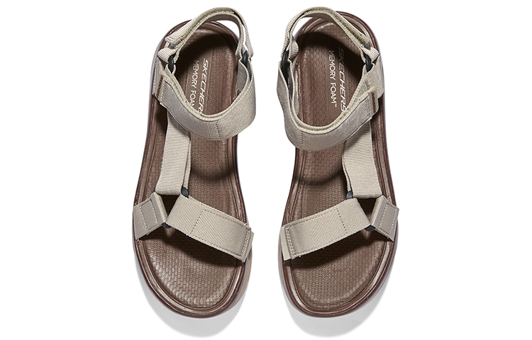 Skechers D'lux Walker Sandal 'Beige Brown' 圖 5