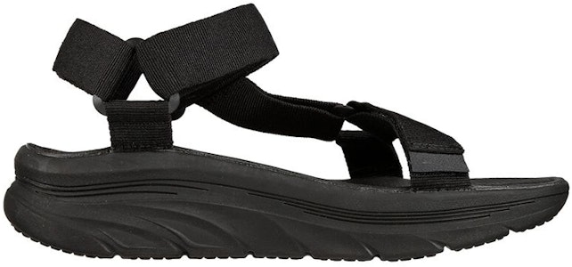 Sandal Skechers D'Lux Walker 'Hitam' 237376-BLK Order Sandal Skechers D'Lux Walker 'Hitam' 237376-BLK