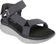 Lookbook Skechers D'Lux Walker Sandal 'Grey' 237376-CHAR