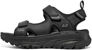 Skechers D'Lux Walker Sandal 'Triple Black' 237580-BBK Skechers D'Lux Walker Sandal 'Triple Black' 237580-BBK