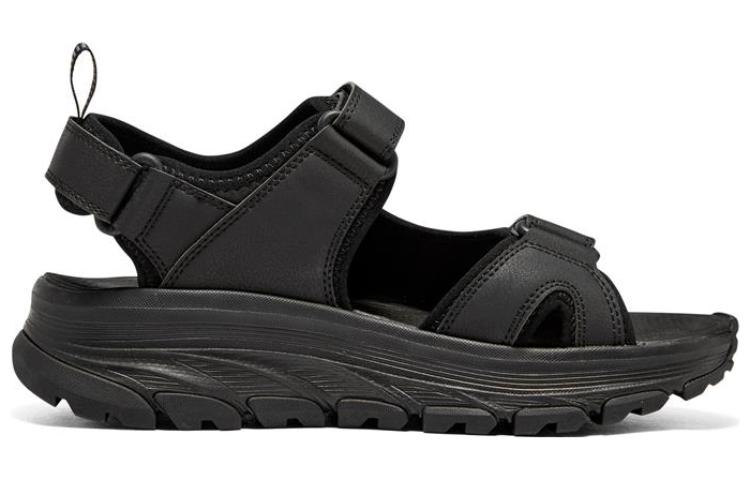 Order Skechers D'Lux Trekker 涼鞋 防滑耐磨 运动涼鞋 男款 全黑色