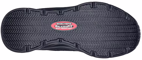 Shop Skechers D'Lux Walker SR-Luxir 低幫運動休閒鞋 黑色