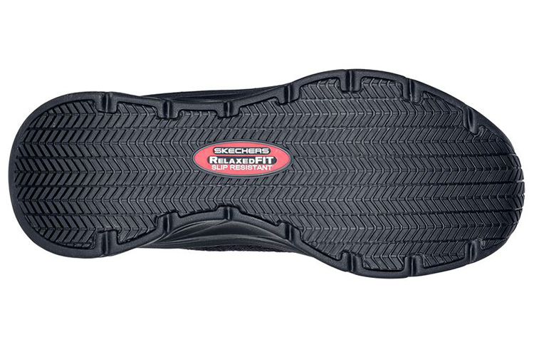 Shop スケッチャーズ D'Lux Walker SR-Lux (黒) 200106-BLK