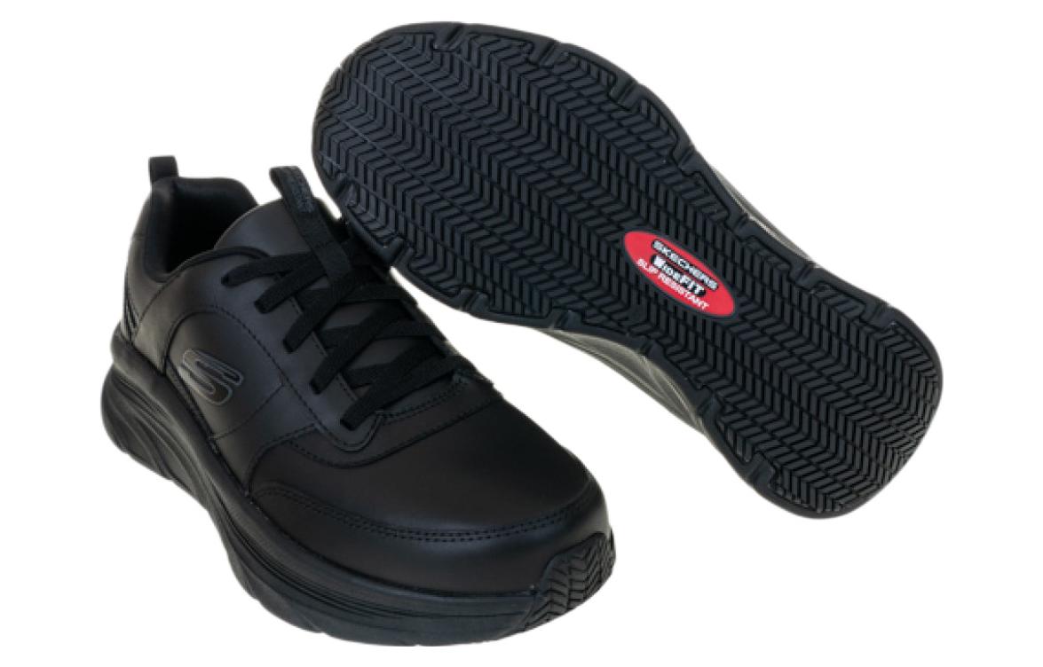 Purchase Skechers D''Lux Walker SR Schuhe ''Kernschwarz'' 200102-WBLK