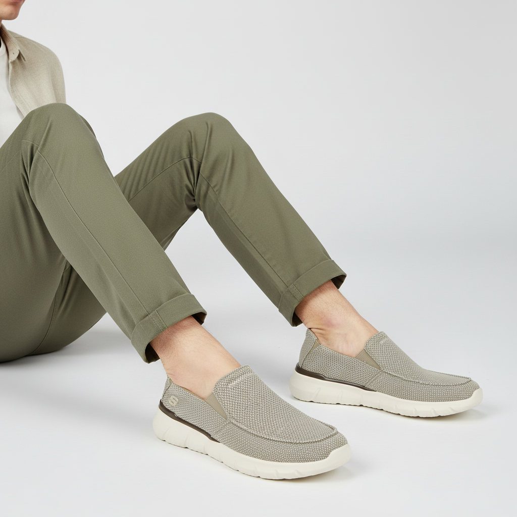 Order Skechers Del Retto-Malvern 'Kelabu-Coklat Tan' 210398-TPE