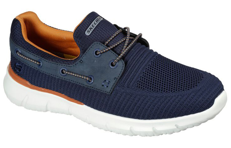 Lookbook Skechers Del Retto 'Clean Slate Biru' 210237-NVY