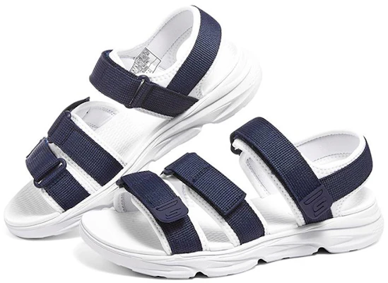 Skechers Delmont SD ''Witte Magic Tape Sport Sandalen'' 210258-WHT Lookbook Skechers Delmont SD ''Witte Magic Tape Sport Sandalen'' 210258-WHT