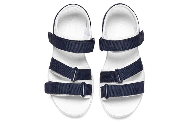 Shop Skechers Delmont SD ''Witte Magic Tape Sport Sandalen'' 210258-WHT