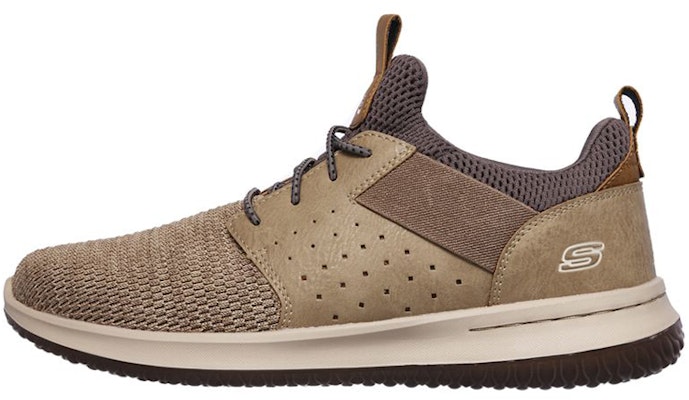 Skechers Delson-Camben 'Low Top Running Grey Brown' 65474-TPE Buy Skechers Delson-Camben 'Low Top Running Grey Brown' 65474-TPE