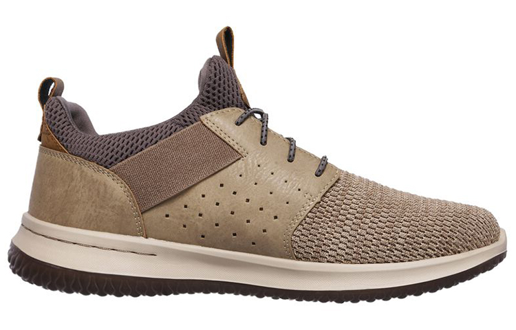 Order Skechers Delson-Camben 'Zapatillas Bajas para Correr Gris Marrón' 65474-TPE