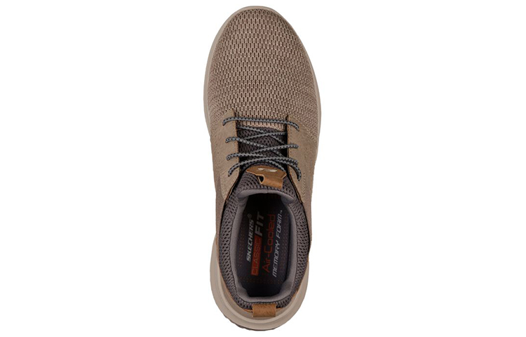 Lookbook Skechers Delson-Camben 'Zapatillas Bajas para Correr Gris Marrón' 65474-TPE