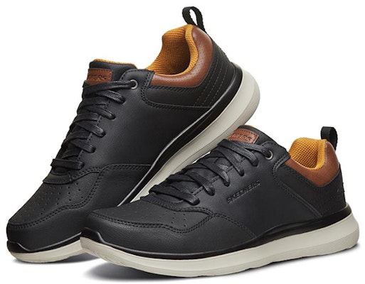 Skechers Delson 2.0 'Black Casual' 66439-BLK Lookbook Skechers Delson 2.0 'Black Casual' 66439-BLK