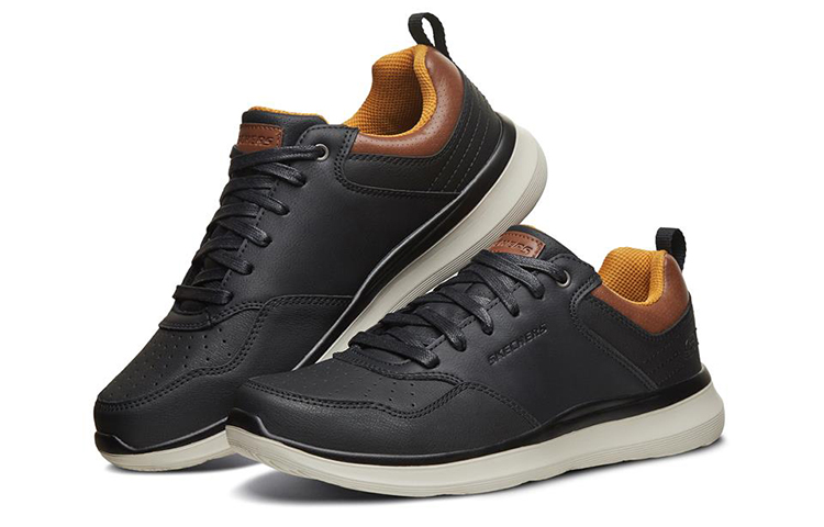 Lookbook Skechers Delson 2.0 'Black Casual' 66439-BLK