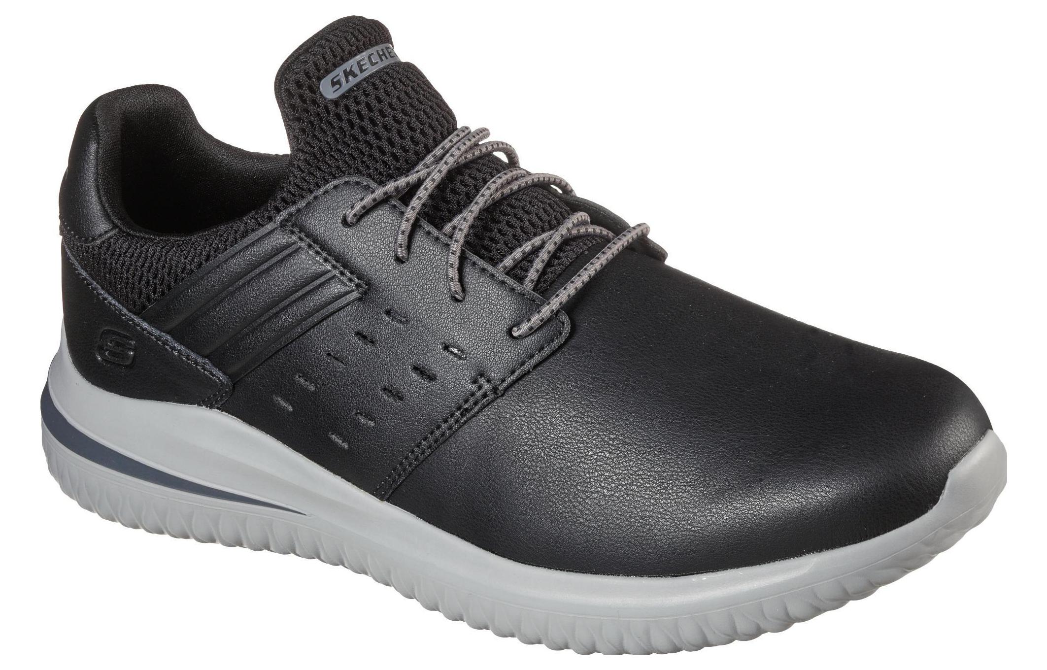 Lookbook Skechers Delson 3.0-Ezra 'Hitam Kasual' 210308-BLK