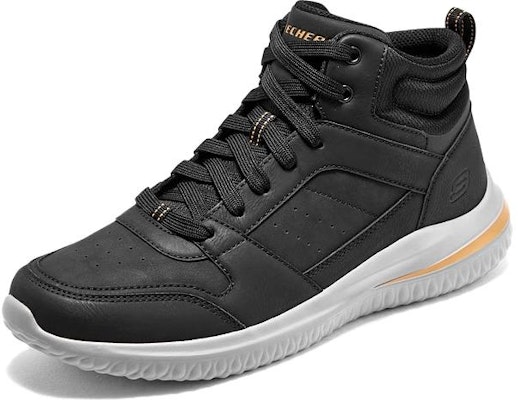 スケッチャーズ デルソン 3.0「ブラックライフスタイル ハイトップ」894262-BLK 894262-BLK Order スケッチャーズ デルソン 3.0「ブラックライフスタイル ハイトップ」894262-BLK 894262-BLK