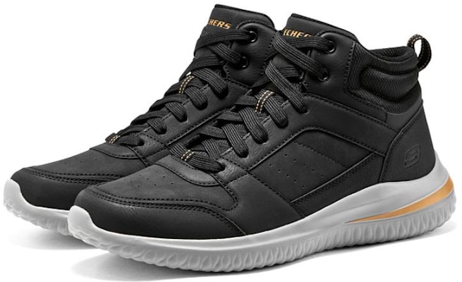 Skechers Delson 3.0 'Black Lifestyle High-Top' 894262-BLK Lookbook Skechers Delson 3.0 'Black Lifestyle High-Top' 894262-BLK