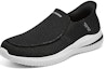 Lookbook Skechers Slip-ins Delson 3.0 Cabrino 'Hitam' 210604-BLK