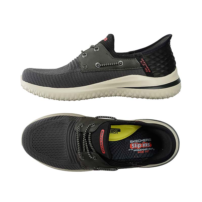 Purchase Skechers Delson 3.0 Kasut Sneakers Lelaki 210606WCHBK