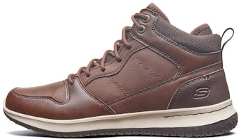 Skechers Delson 'Chocolate High-Top' 65691-CHOC Skechers Delson 'Chocolate High-Top' 65691-CHOC