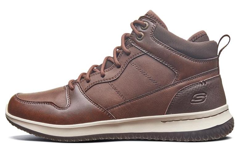 Skechers Delson 'Chocolate High-Top' 65691-CHOC