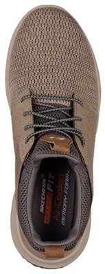 斯凯奇 Delson-Camben 灰棕色低帮跑鞋 65474-TPE Lookbook 斯凯奇 Delson-Camben 灰棕色低帮跑鞋 65474-TPE