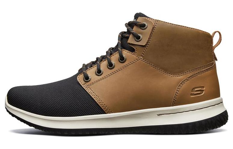 Skechers Delson High Top 'Black Brown' 65698-BRBK